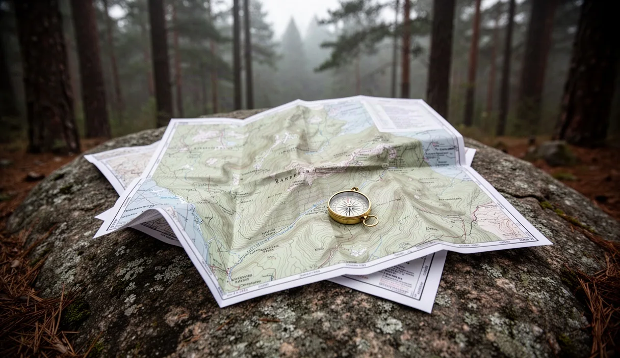How to Scout Unmarked Forest Trails with Public Topo Maps
